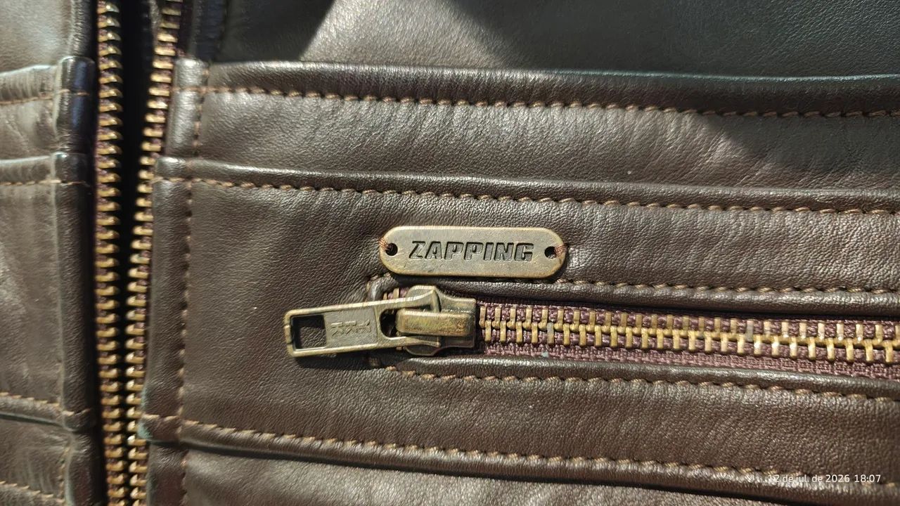 Jaqueta de couro Zapping - Foto 2