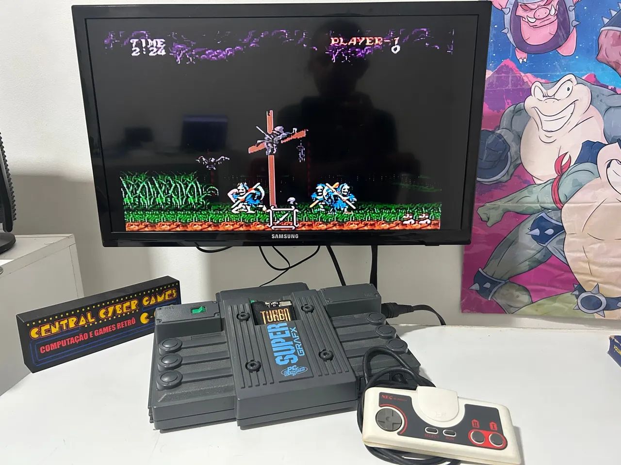 PC Engine Super Grafx + Everdrive e acessórios  - Foto 3