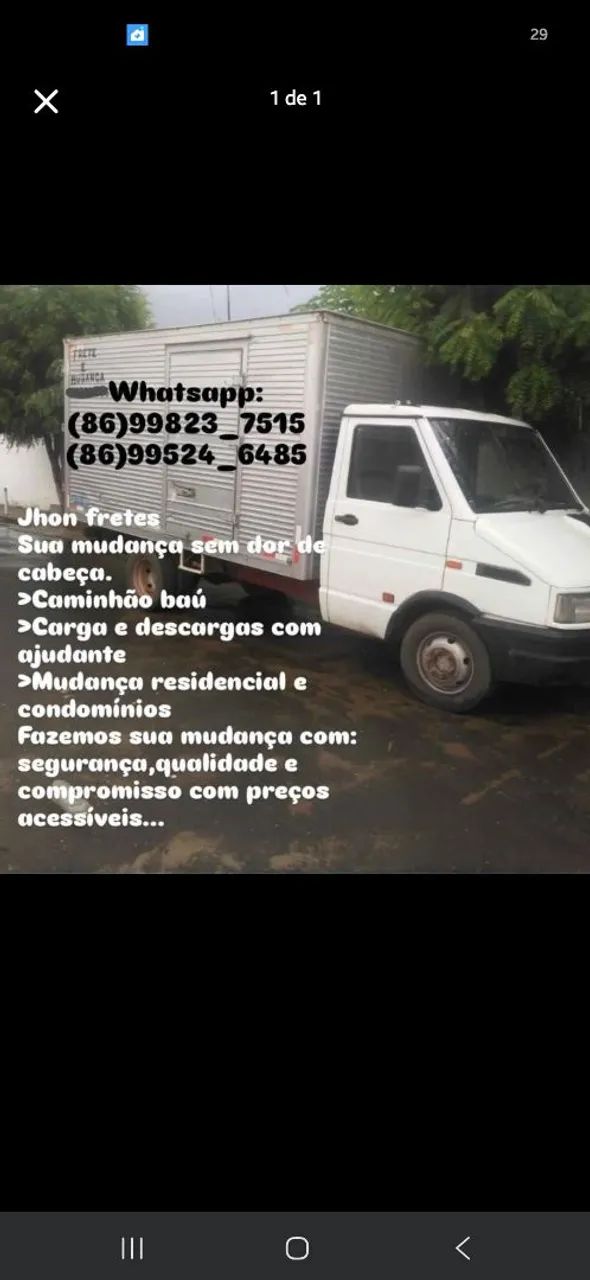 Fretes e mudanças 