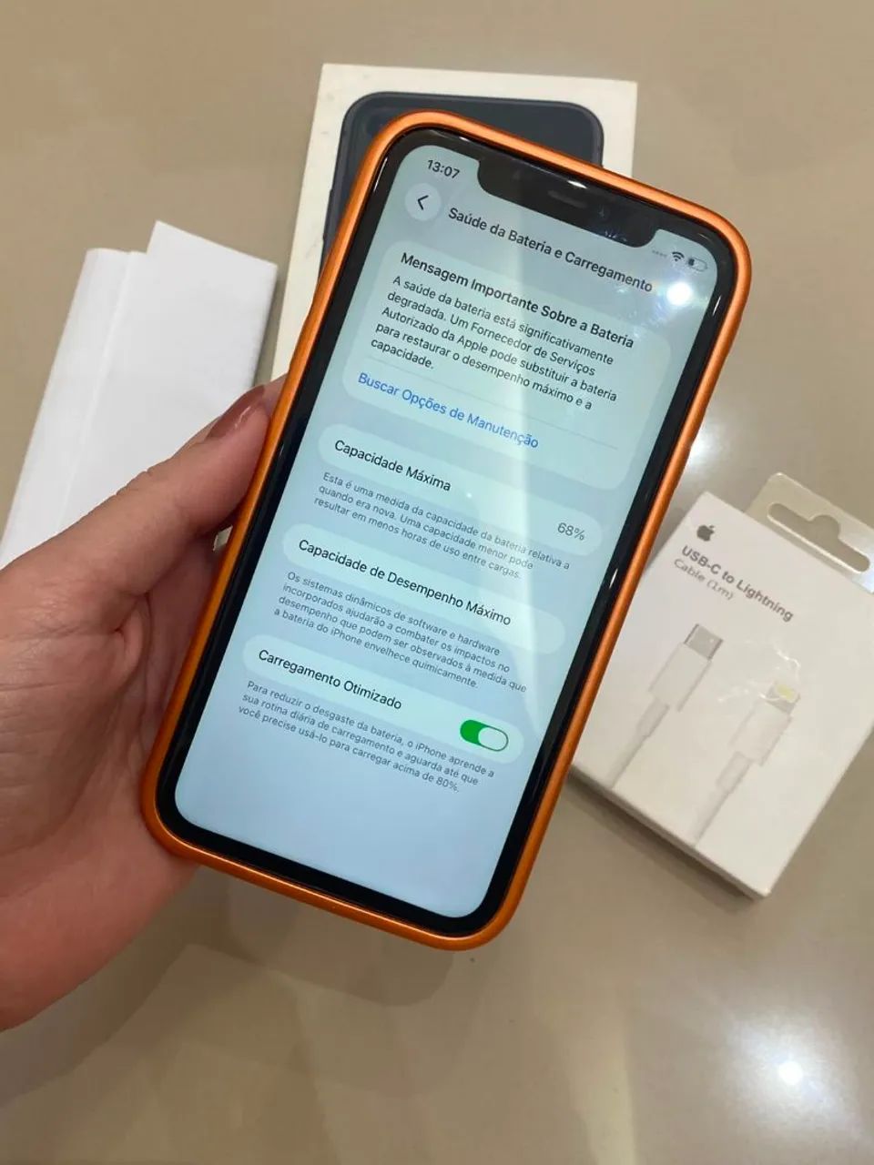 iPhone 11 com caixa e nota fiscal TODO ORIGINAL  - Foto 4