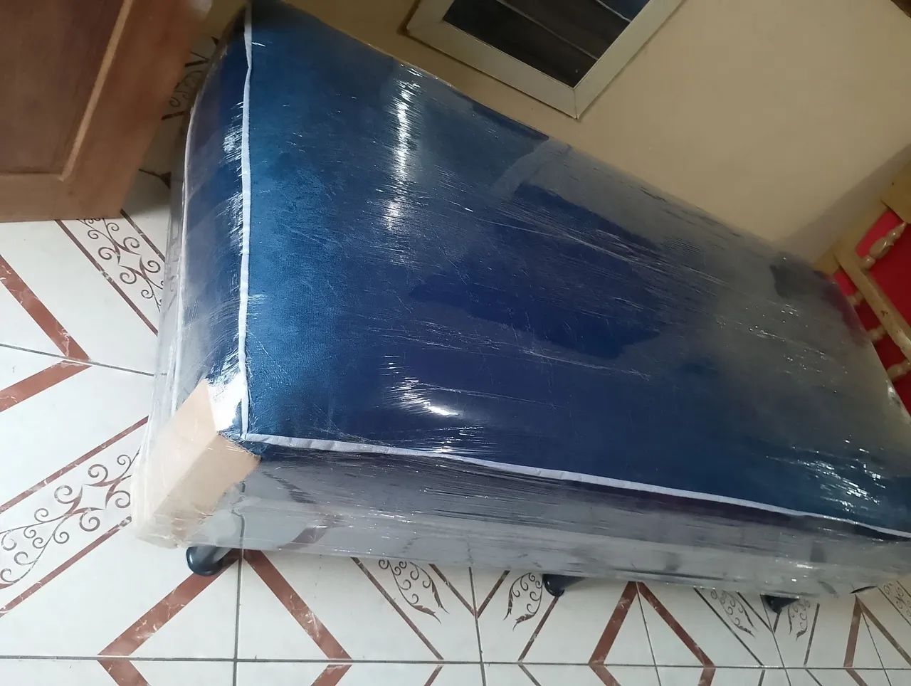Cama box solteiro nova bem macia  - Foto 4