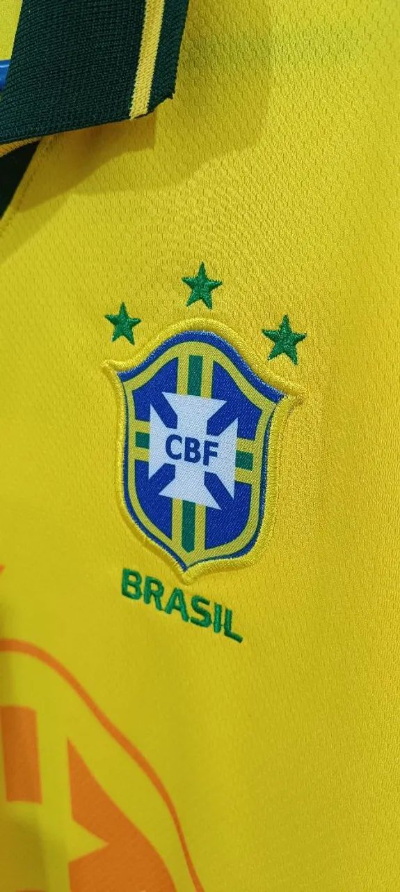 Camisa Brasil retrô Romário Copa 94  - Foto 4
