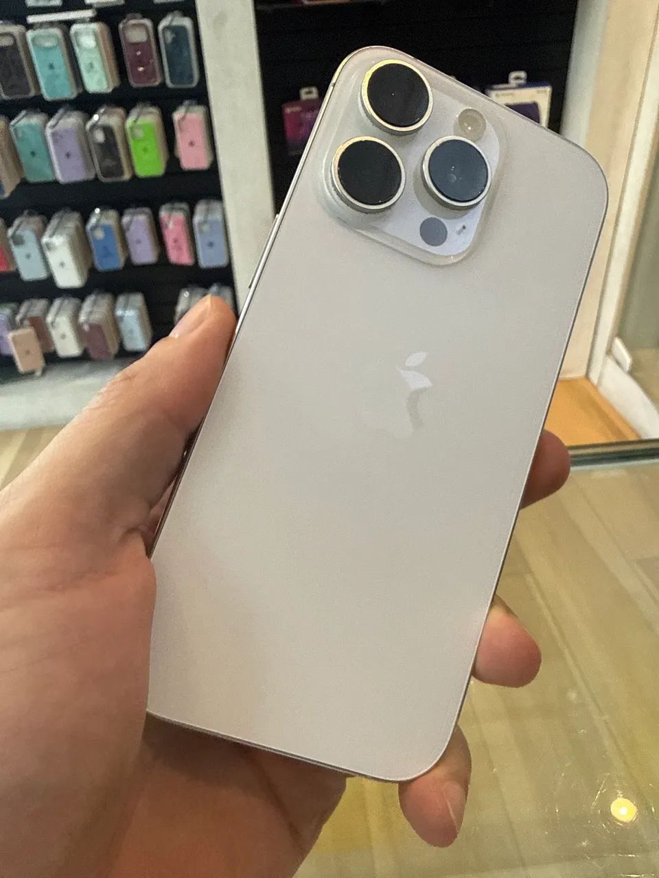 Iphone 16 pro 256 - Branco - Bateria 91% com garantia