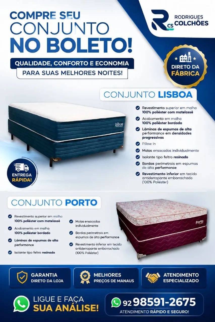 Ligue e faça sua análise. Compre parcelado.