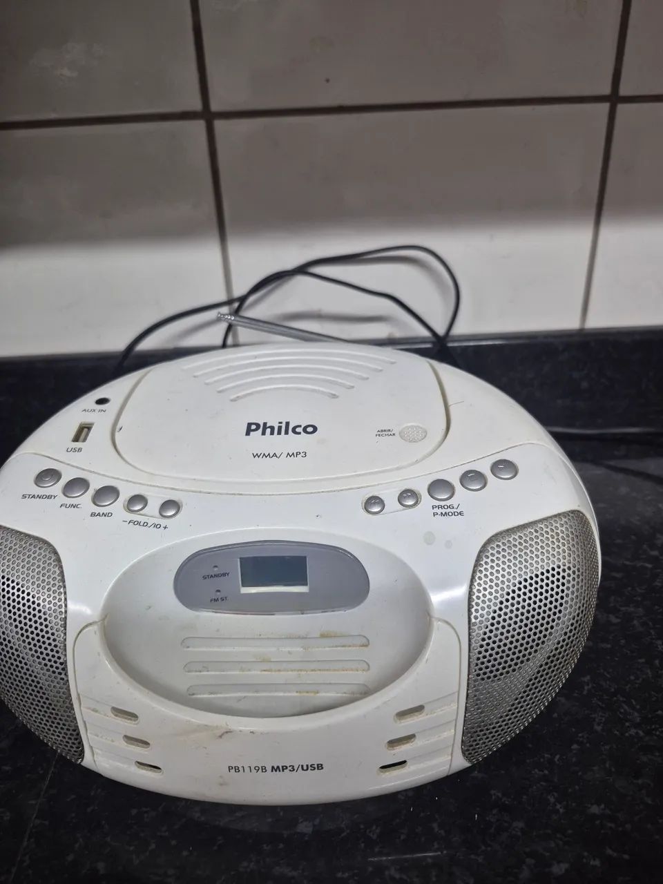 Som philco funcionando 