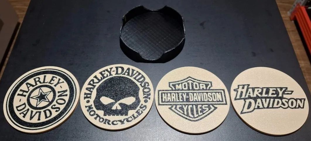 Porta copos personalizado Harley Davidson - Foto 3