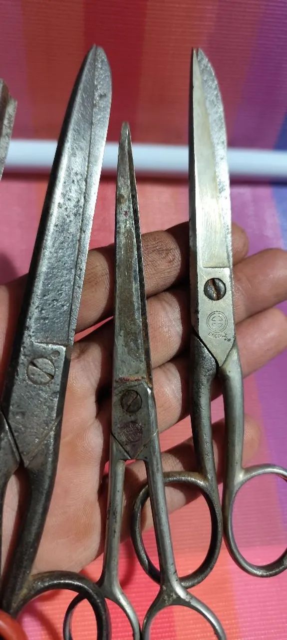 Tesouras antigas lote - Foto 2