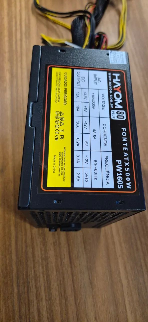 Fonte Gamer 500w 80 plus - Foto 5