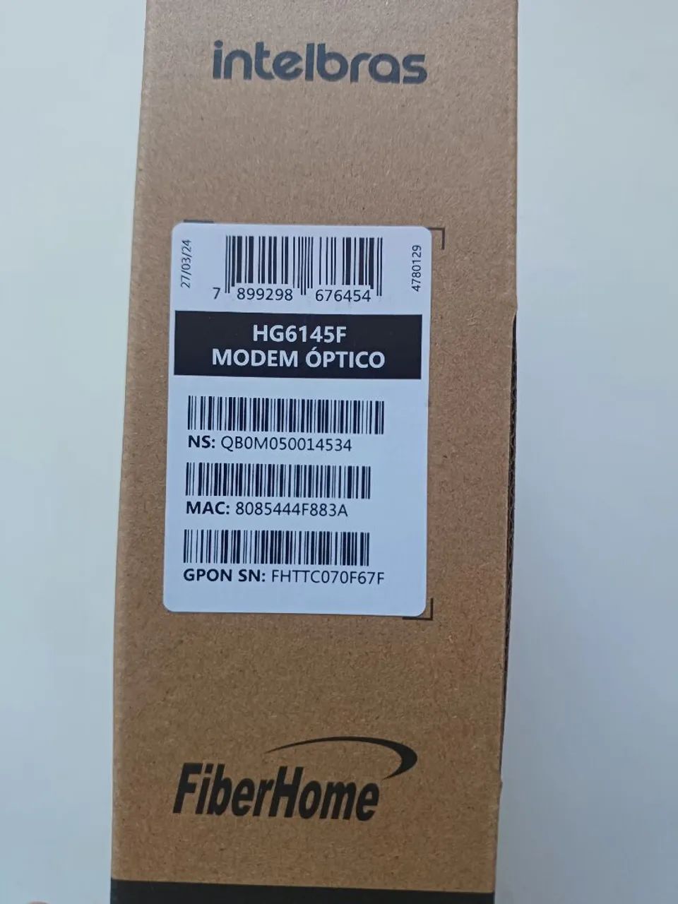 10 uni. Modem óptico hg6145f intelbras AX 1800 novo! - Foto 2