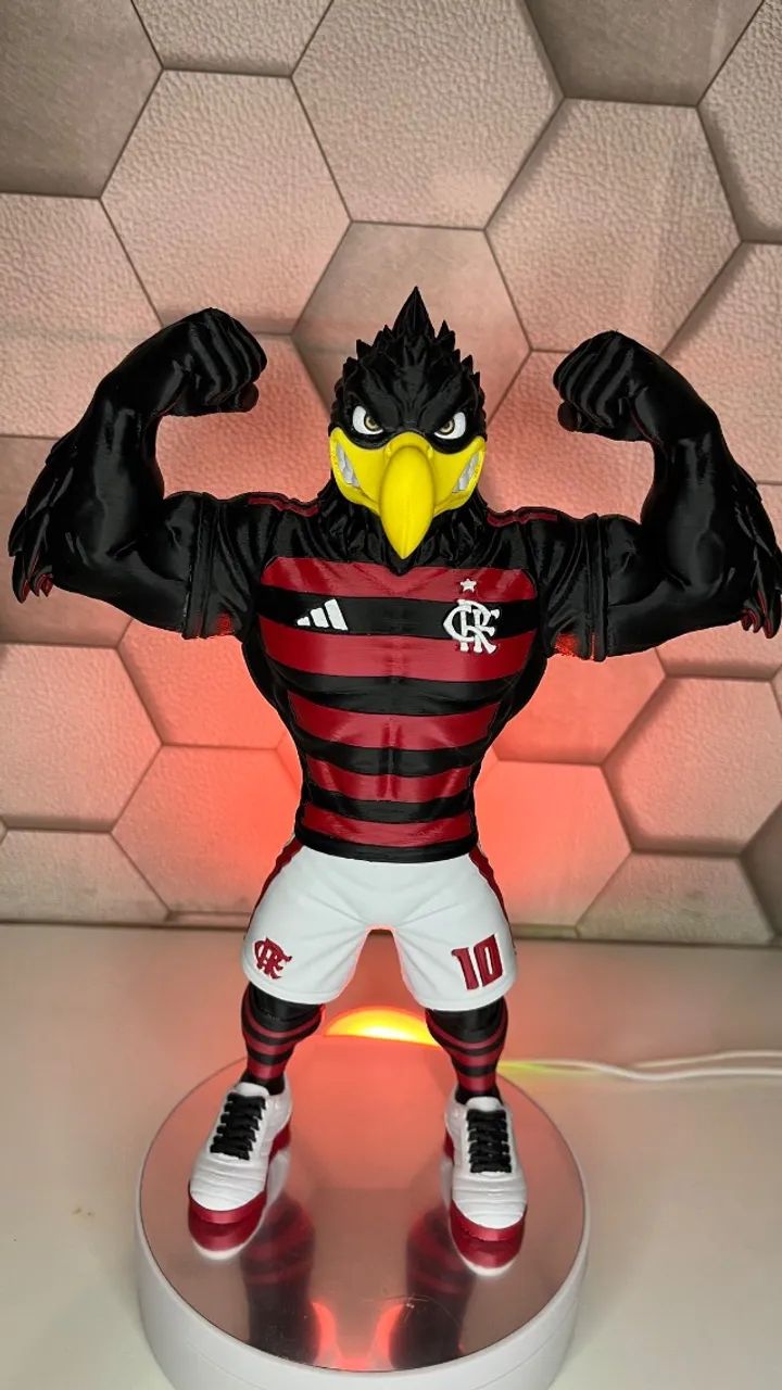 Mascote do Flamengo Urubu + Chaveiro  - Foto 3