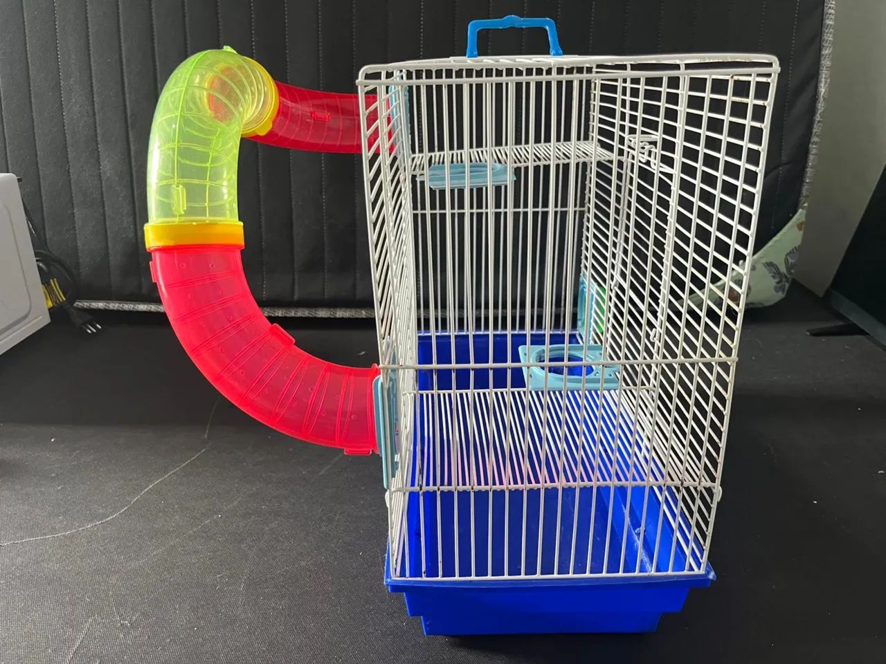 GAIOLA HAMSTER GRANDE 3 ANDARES PRATICAMENTE NOVA - Foto 3