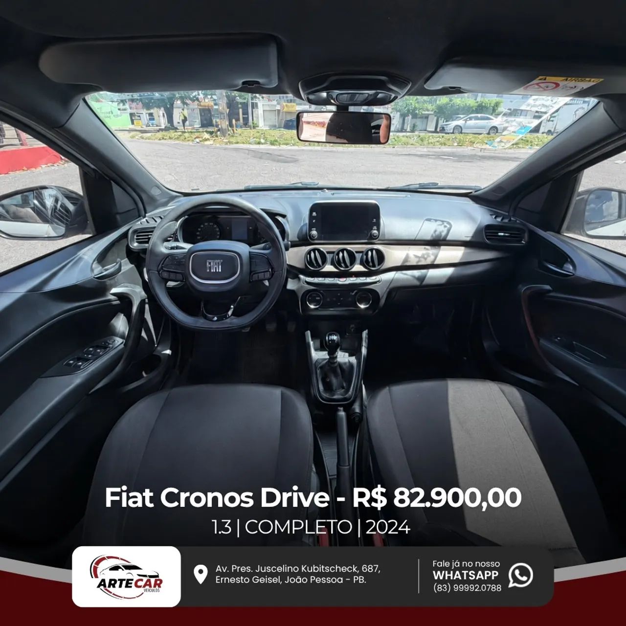 Fiat Cronos Drive 1.3 8V Flex 2024 - Foto 3