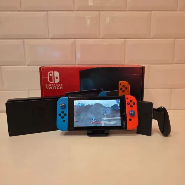 Nintendo Switch V2 Desbloqueado - 32Gb e 128Gb Micro SD - Foto 5