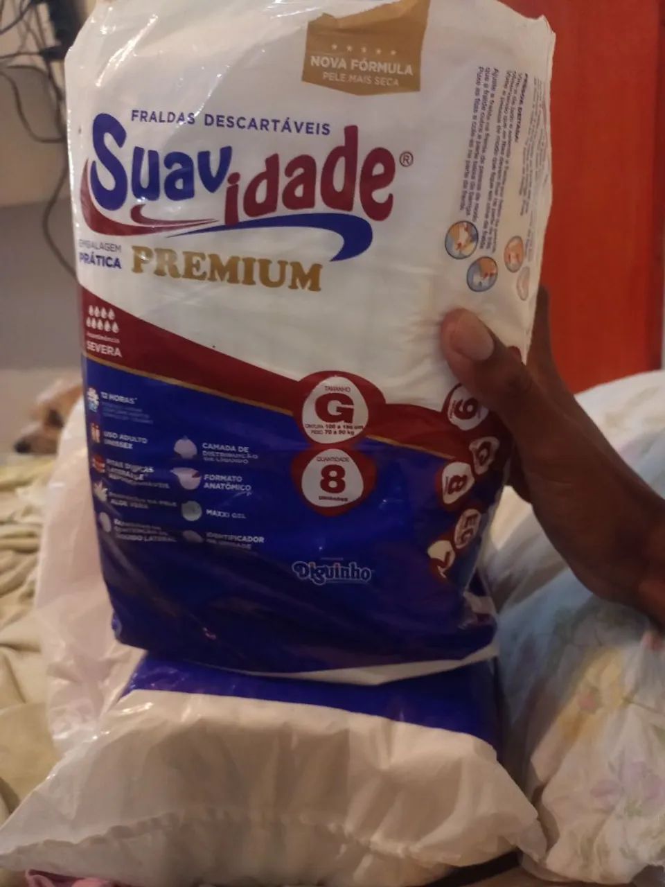 Fralda geriátrica suavidade Premium 8 unidades  - Foto 3