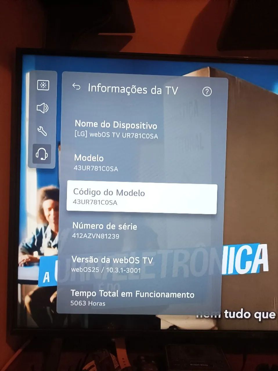 Smart TV LG 43 polegadas 4k - Foto 3