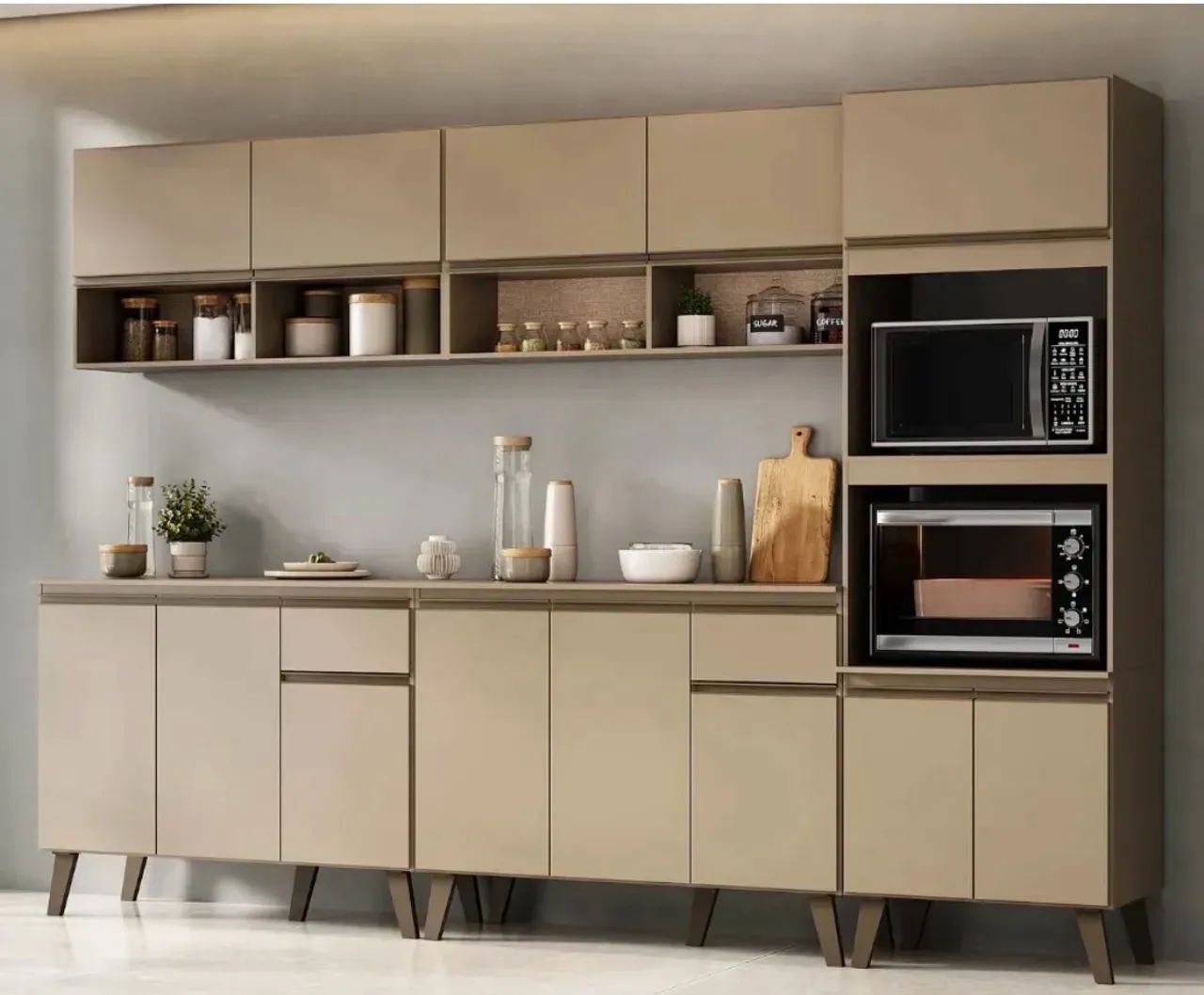 Cozinha modulada Atlanta completa lacrada