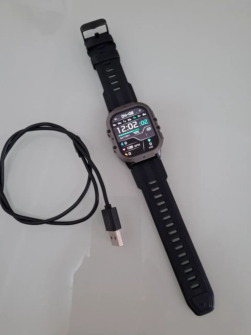 Smartwatch C26 integração com Strava e Google Fit - Foto 5