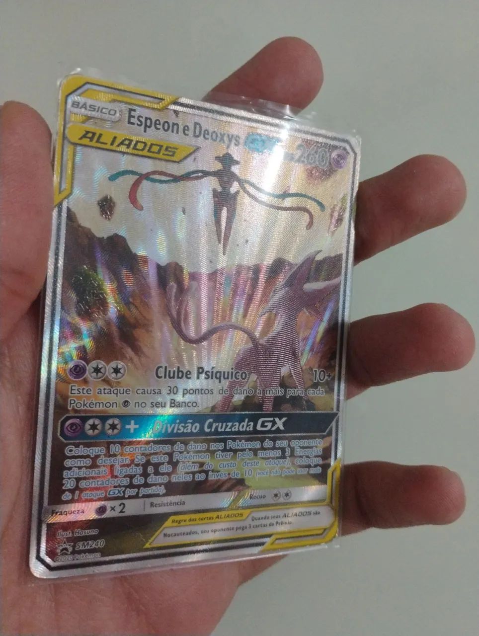 Espeon e Deoxys aliados GX, carta pokémon - NM  - Foto 3