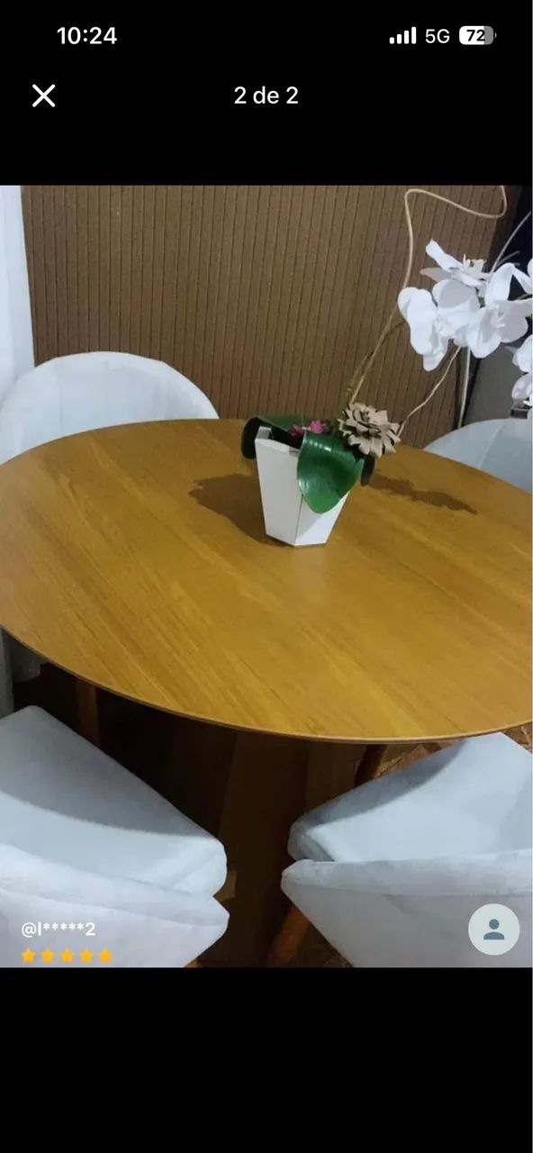 Mesa usada pouco tempo  - Foto 2