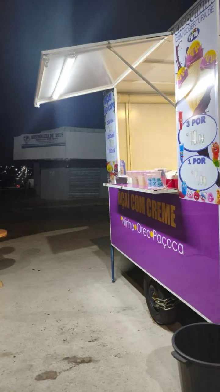 Vendo trailer de açaí 
