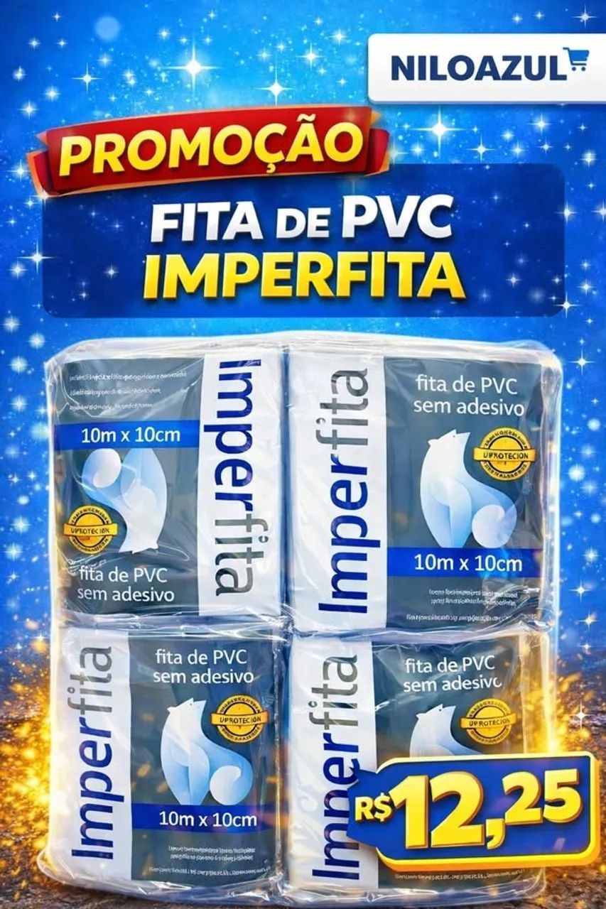 FITA PCV BRANCA PARA REFRIGERAÇÃO 10 METROS CADA