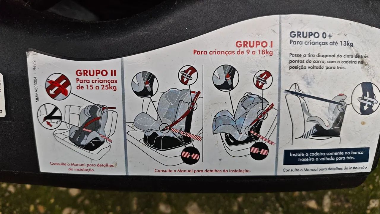 Cadeira infantil para carro Burigotto  - Foto 5