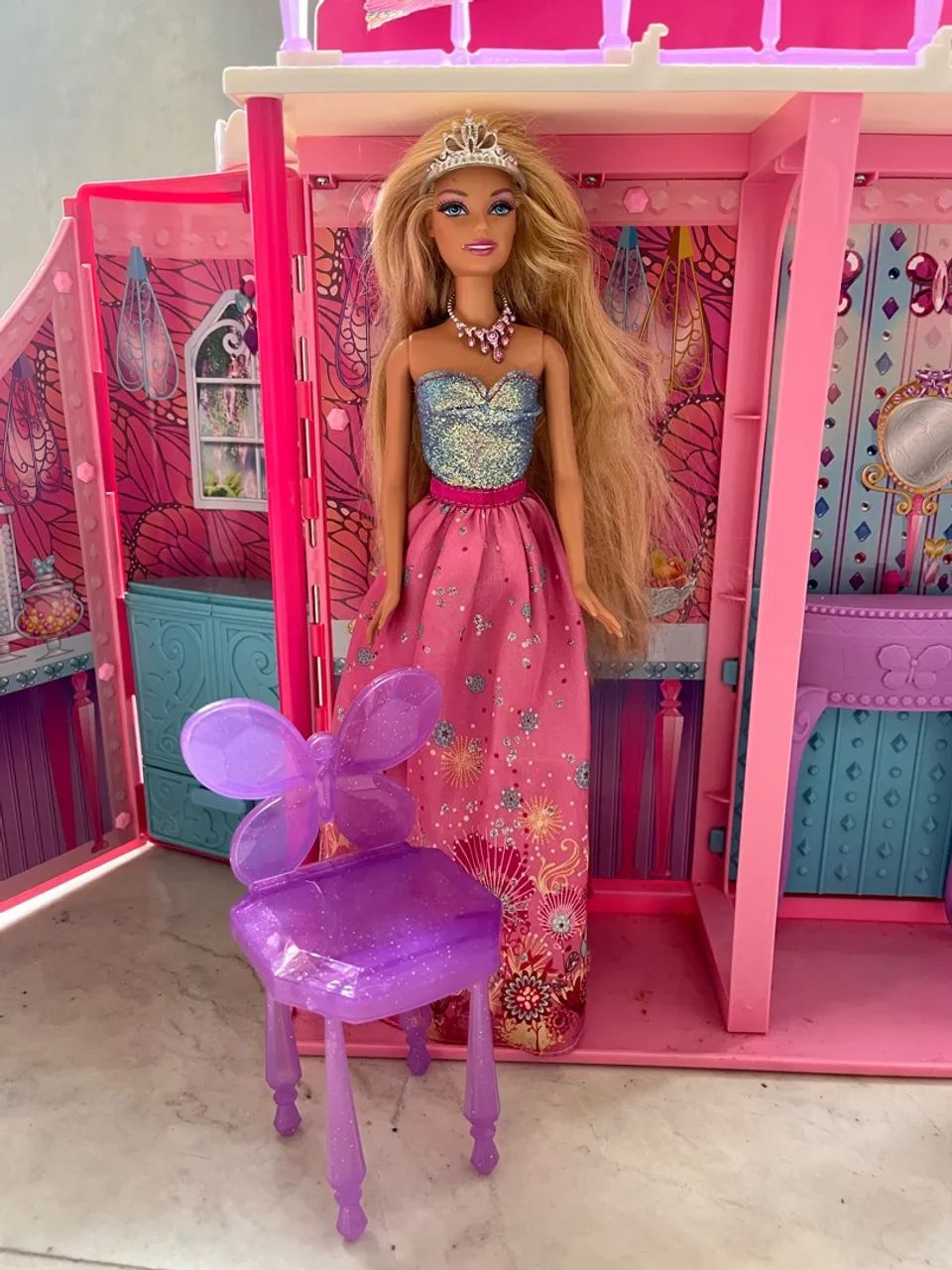 Barbie princesa + maleta - Foto 2