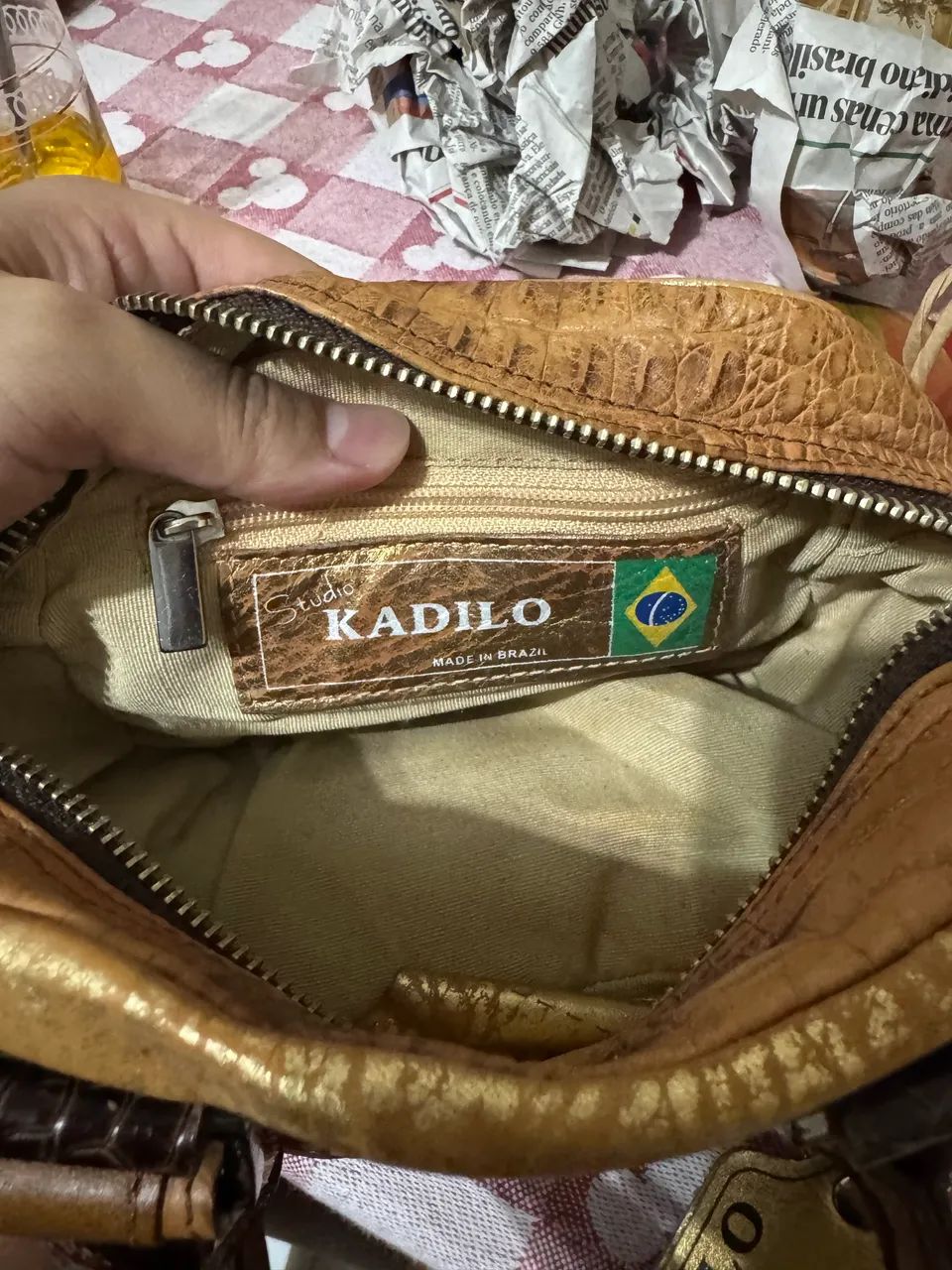 Bolsa de couro vintage Kadilo  - Foto 3