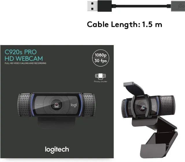 Webcam Full HD Logitech C920s - Foto 2