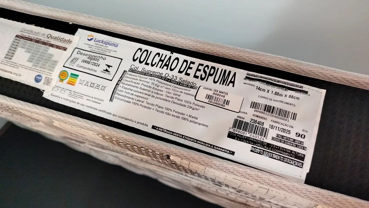 Cama Box solteiro com colchão D33 - leia descrição - Foto 2