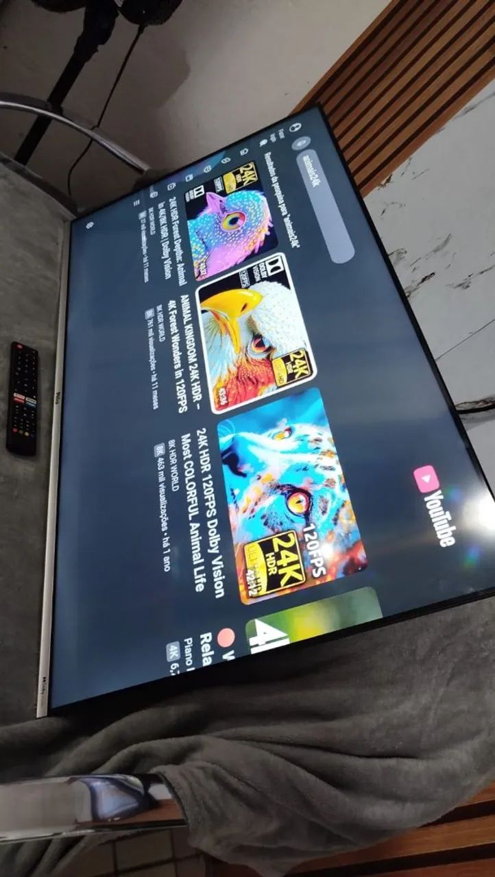 VENDO TV 43 SMART TOP COM OS PLÁSTICOS AINDA ,4 MESES DE USO, FUNCIONA PERFEITAMENTE!!! - Foto 3