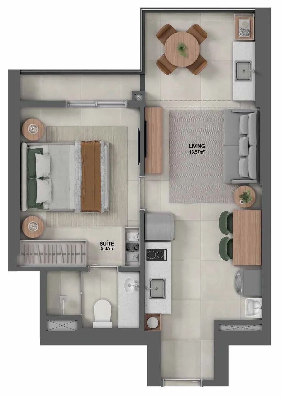 Loft em Enseada do Suá - Vitória ES - Foto 4