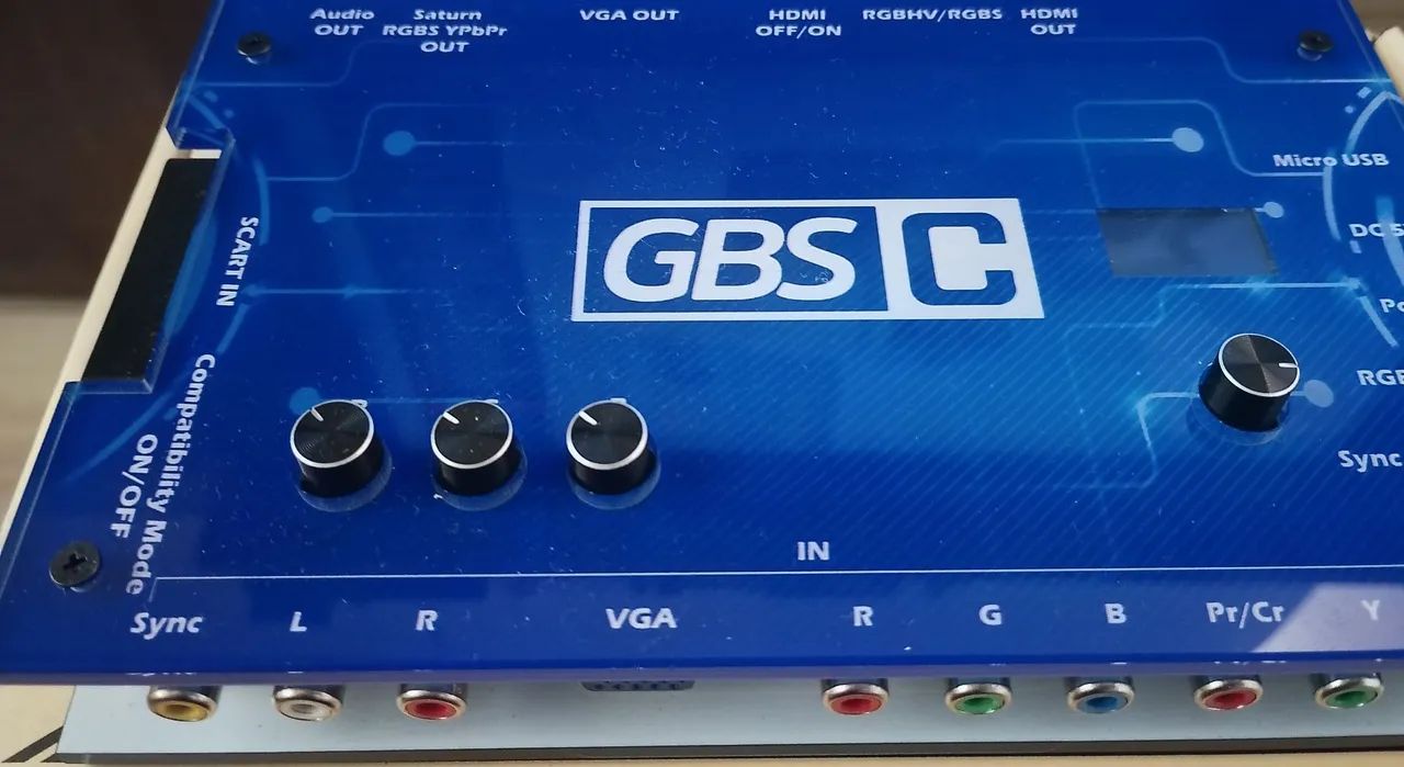 GBS-Control RetroScaler - Placa/Kit para Retro Gaming