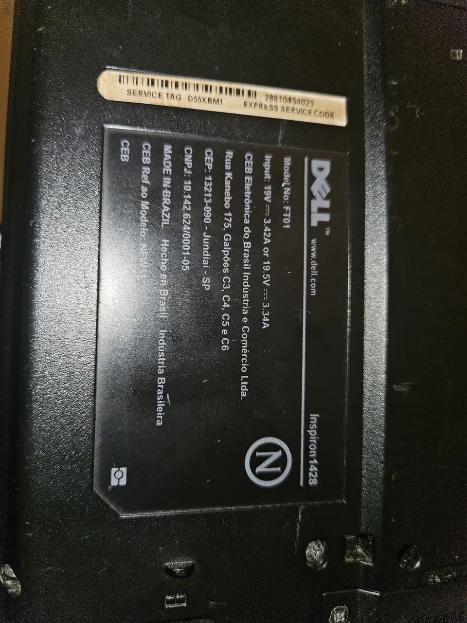 Vendo notbook  dell FT01 defeito - Foto 6