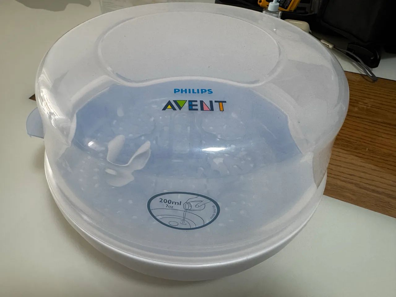 Esterilizador de mamadeiras e chupetas microondas Philips Avent