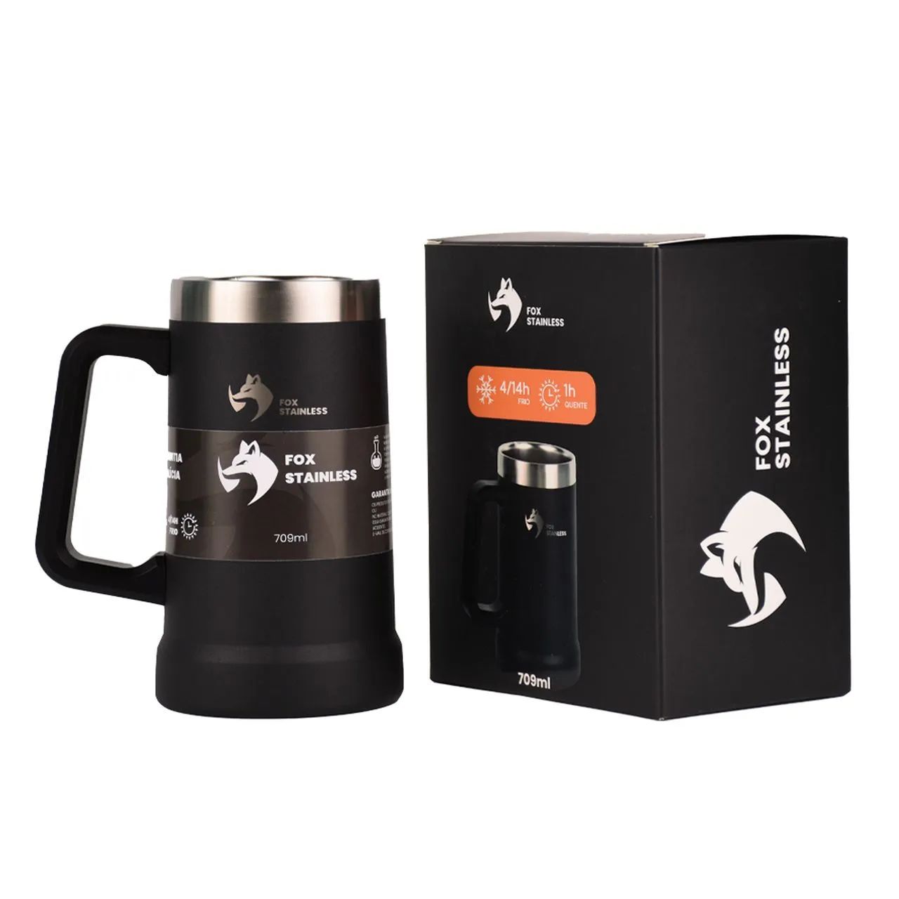 Caneca térmica Stainless Fox 710ml várias cores - Foto 5