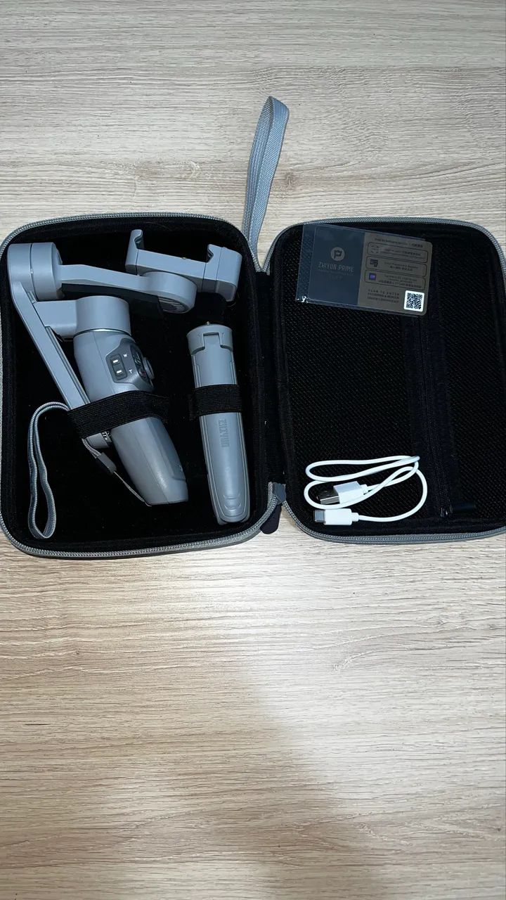 Gimbal Zhiyun Smooth Q3 Combo + Case Original - Estado de Novo - Foto 5