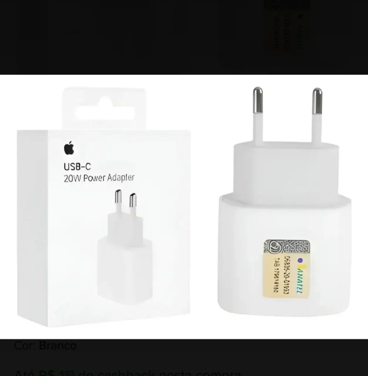 Fonte Carregador da Apple para iPhone 16