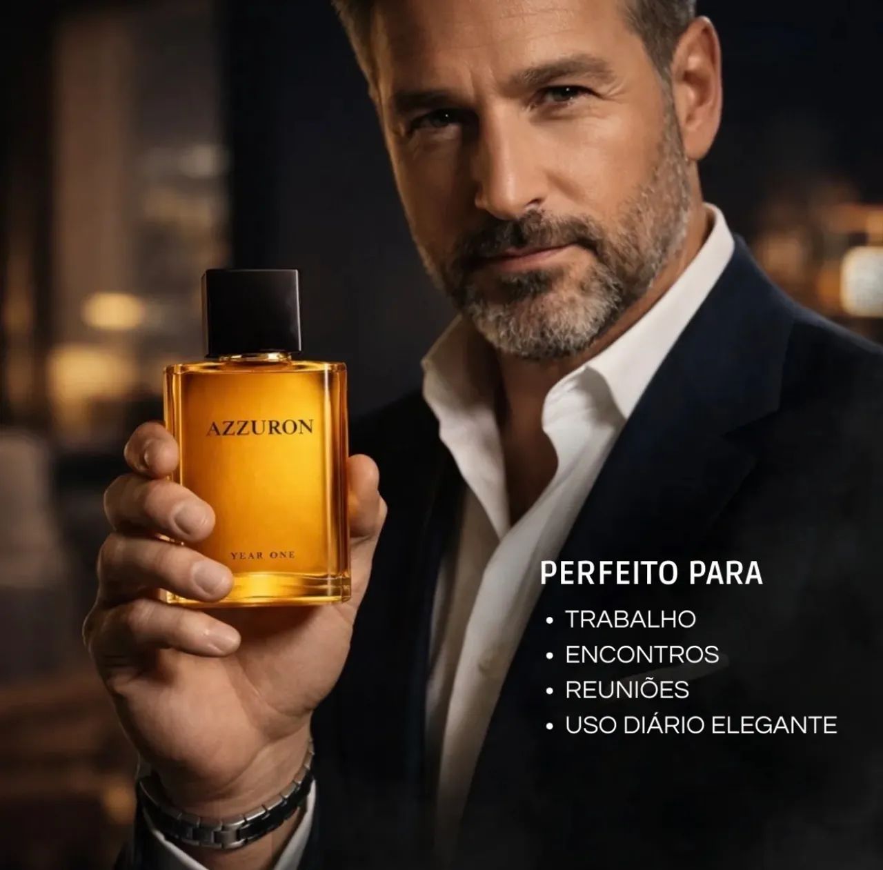 Perfume masculino Azzuron Clássico  - Foto 4