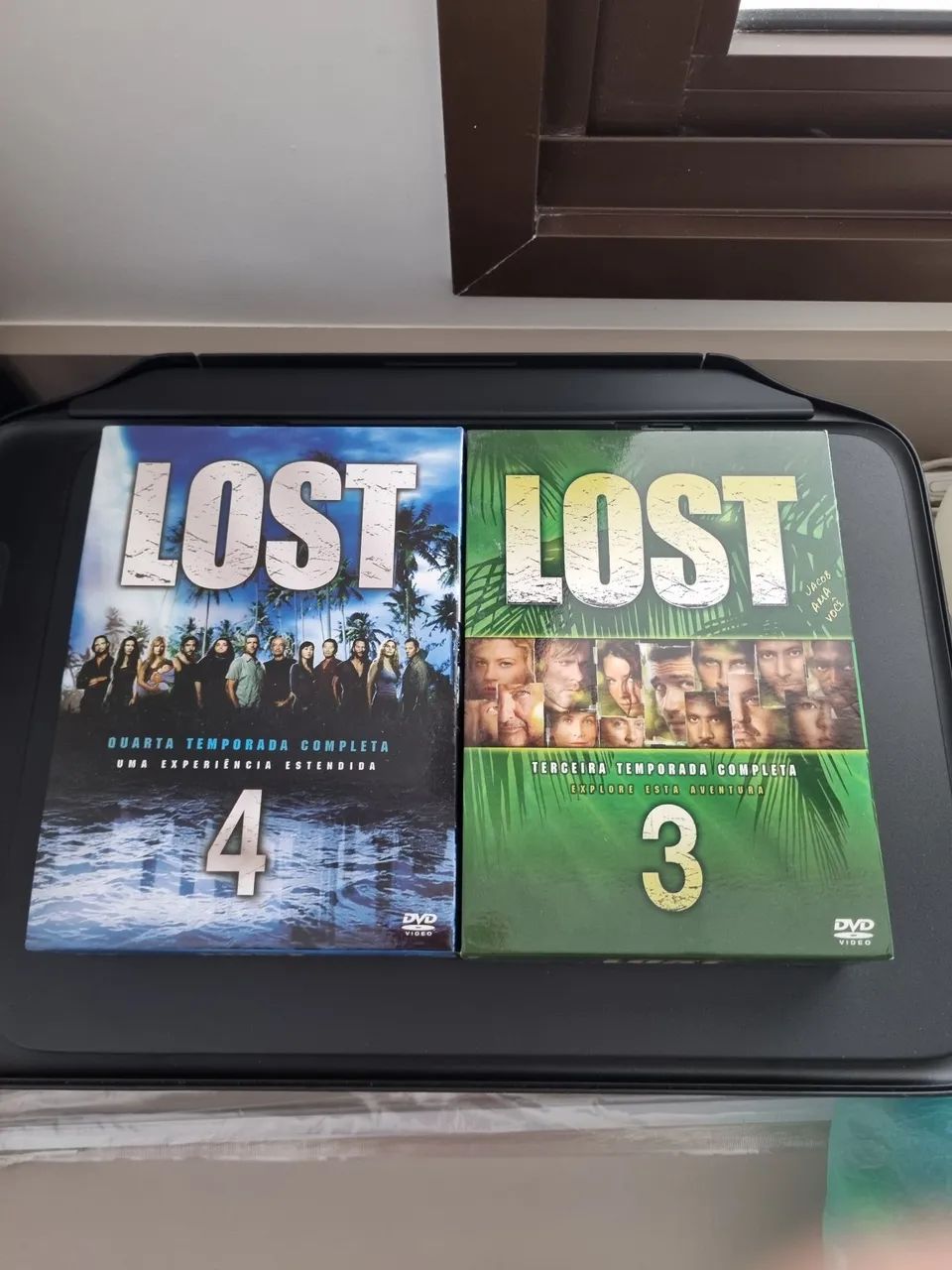 Coleção de DVD Lost Box com 6 unidades temporada 3 e 4 completas