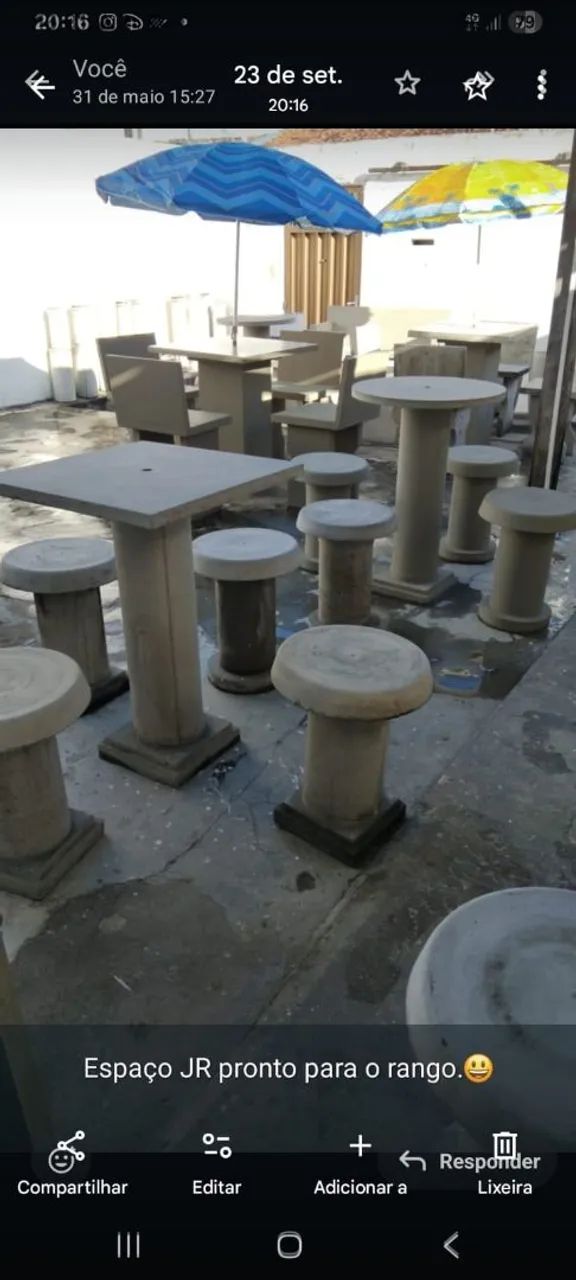 Kite de mesa de cimento  - Foto 2