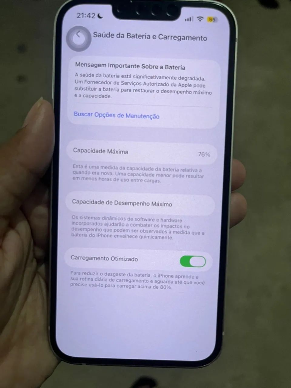 iPhone 13, 128gb Face ID ok bateria em 76% sem marcas de uso - Foto 5