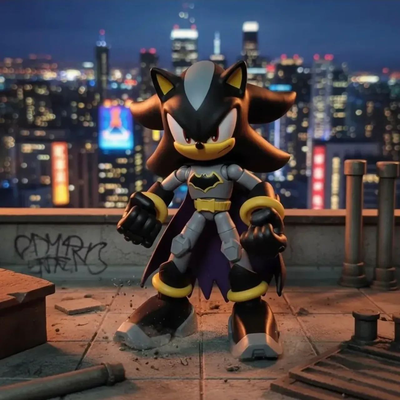 Boneco - Jakks Pacific DC Sonic Shadow Batman