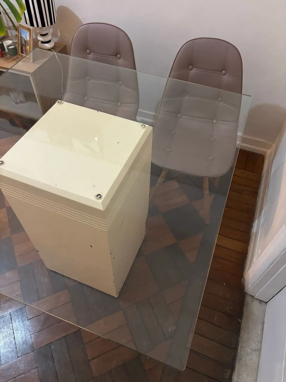 Mesa de jantar de vidro - Foto 2