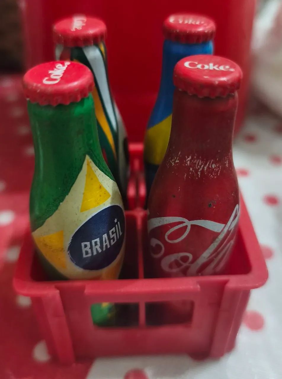 Miniatura engradado Coca cola Atenas 2004 - Foto 3