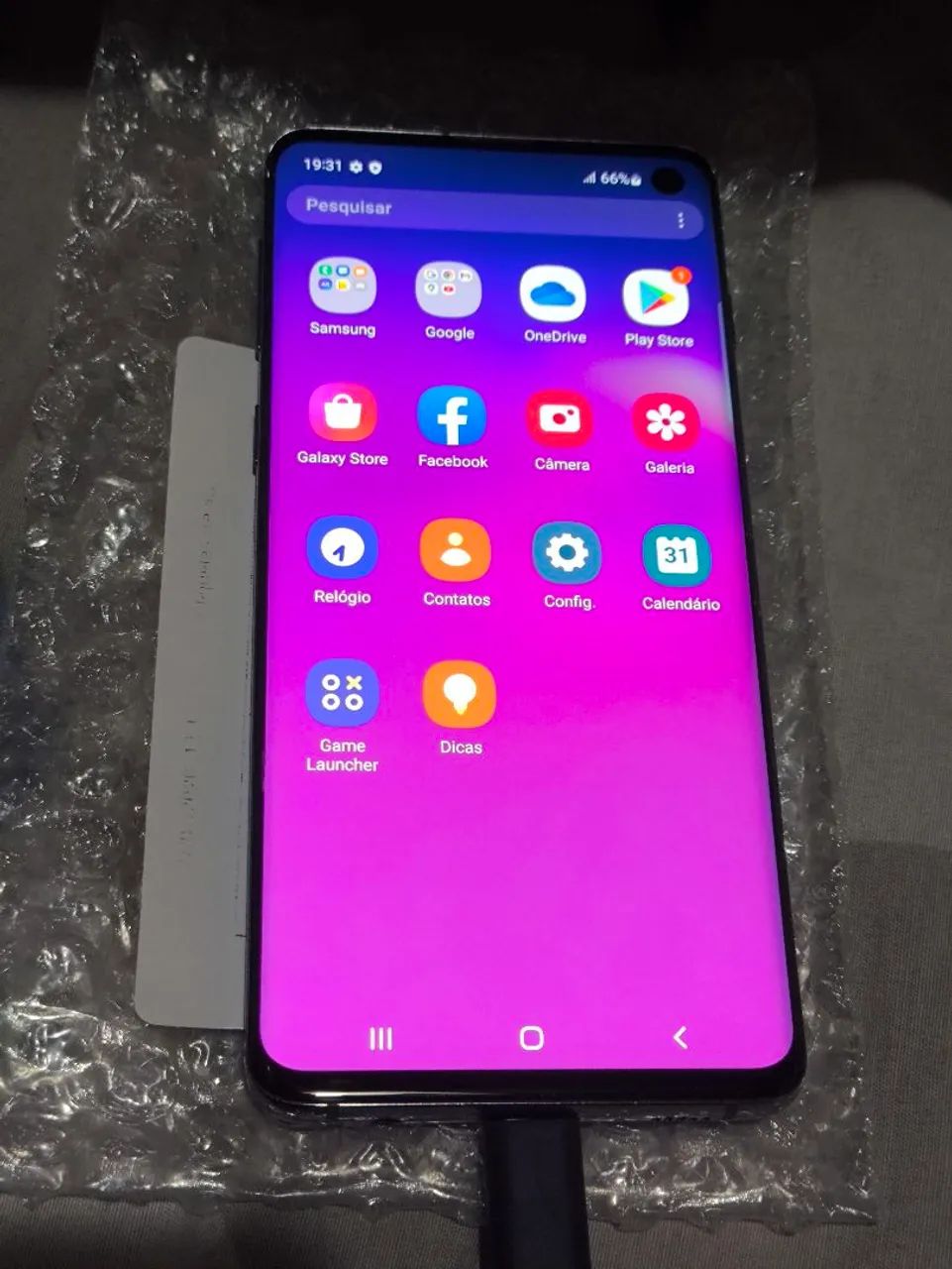 Samsung s10 128gb 8 ram , funciona perfeito  - Foto 3