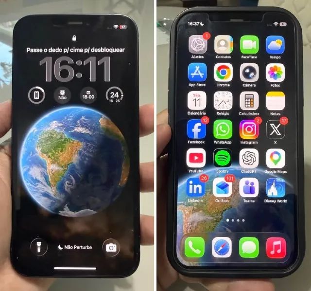 iPhone 12 128GB - Preto - Todo Original - Foto 2