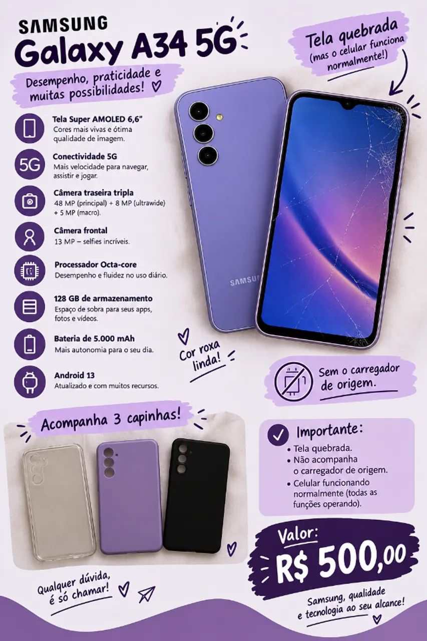 Samsung A34 5G 256GB