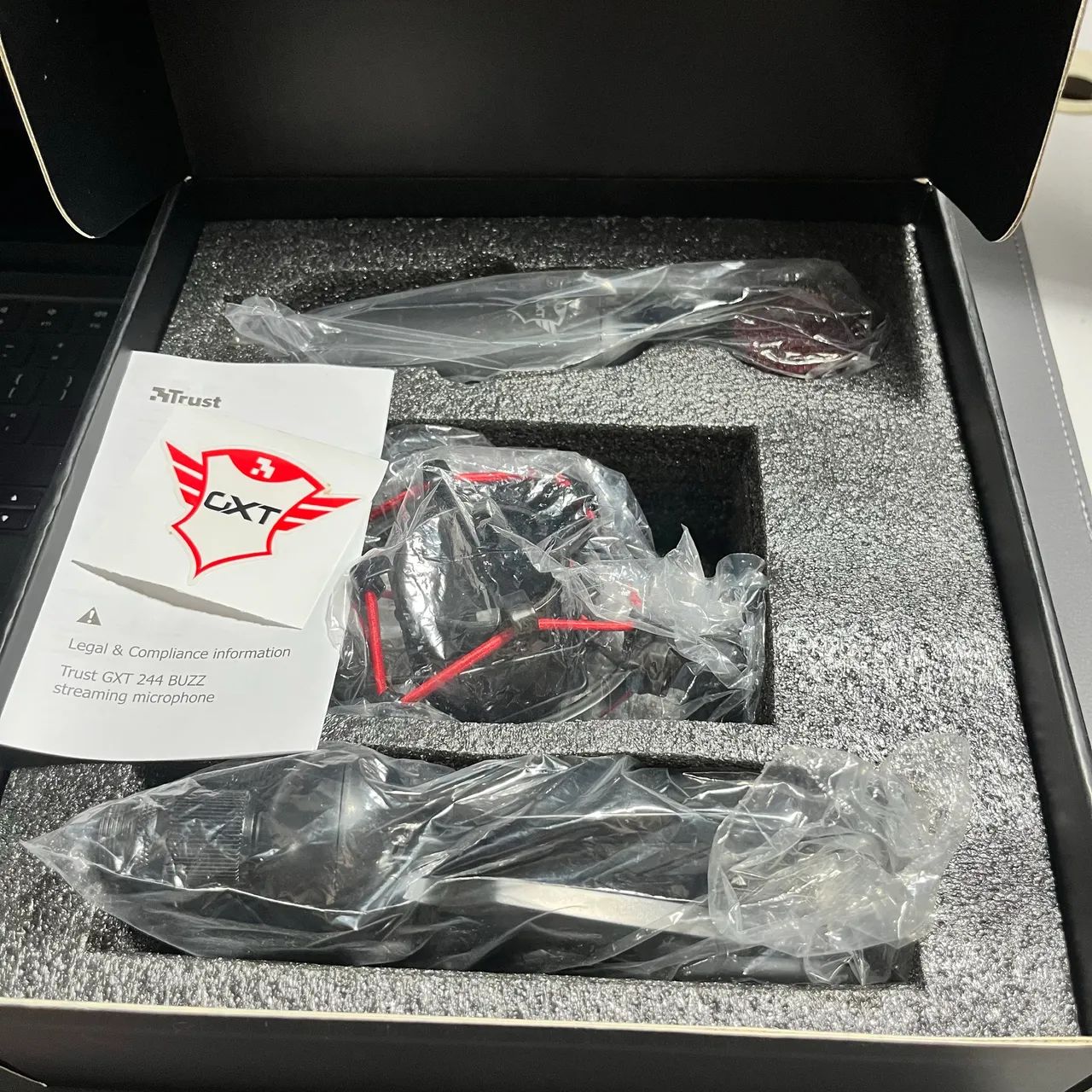 Microfone Gamer Profissional Trust Buzz Gxt 244 Usb - Foto 5