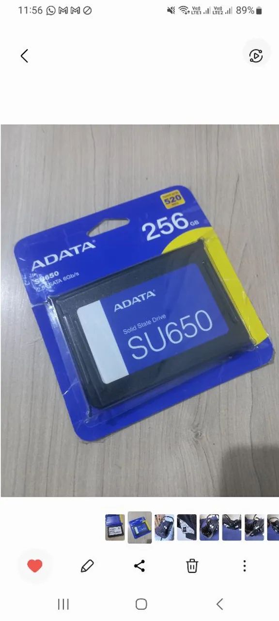 Ssd sata III 256GB Adata 